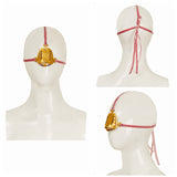 The Ugly Stepsister(2025) Elvira Décoration Faciale Doré Cosplay Accessoire