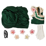 The Ugly Stepsister(2025) Elvira Robe Verte et Jaune Cosplay Costume