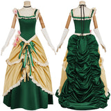 The Ugly Stepsister(2025) Elvira Robe Verte et Jaune Cosplay Costume
