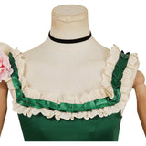 The Ugly Stepsister(2025) Elvira Robe Verte et Jaune Cosplay Costume