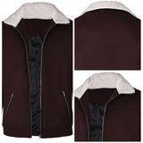 The Walking Dead Rick Grimes Veste Noire Cosplay Costume