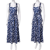 The White Lotus Saison 3(2025) Kate Robe Bleue Cosplay Costume