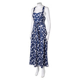 The White Lotus Saison 3(2025) Kate Robe Bleue Cosplay Costume