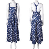 The White Lotus Saison 3(2025) Kate Robe Bleue Cosplay Costume