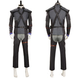 The Witcher: Sirens of The Deep(2025) Geralt of Rivia Tenue Noire Cosplay Costume