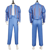 The Witcher: Sirens of The Deep(2025) Jaskier Tenue Bleue Cosplay Costume