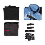 Thunderbolts(2025) Bucky Barnes Tenue Noire et Bleue Cosplay Costume