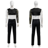 Thunderbolts(2025) Bucky Barnes Winter Soldier Gilet Noir Cosplay Costume