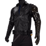 Thunderbolts(2025) Bucky Barnes Winter Soldier Tenue Noire Cosplay Costume