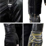 Thunderbolts(2025) Bucky Barnes Winter Soldier Veste Noire Cosplay Costume