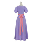 Titanic Rose DeWitt Bukater Robe Violette Claire Cosplay Costume