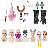 Hawkeye/Luna Snow/Psylocke/Invisible Women Cosplay Accessoires Ensemble
