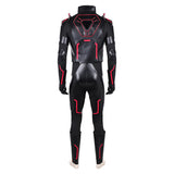 Tron: Legacy(2025) Ares Combinaison Noire et Rouge Cosplay Costume
