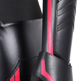 Tron: Legacy(2025) Ares Combinaison Noire et Rouge Cosplay Costume