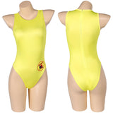TV Baywatch Alerte à Malibu(2024) C.J. Parker Maillot de Bain Jaune Une Pièce Cosplay Costume