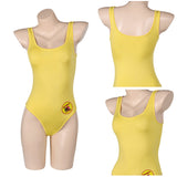 TV Baywatch Alerte à Malibu(2024) C.J. Parker Maillot de Bain Jaune Une Pièce Cosplay Costume Ver.2