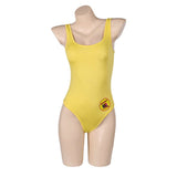 TV Baywatch Alerte à Malibu(2024) C.J. Parker Maillot de Bain Jaune Une Pièce Cosplay Costume Ver.2