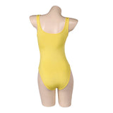 TV Baywatch Alerte à Malibu(2024) C.J. Parker Maillot de Bain Jaune Une Pièce Cosplay Costume Ver.2