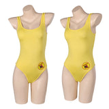 TV Baywatch Alerte à Malibu(2024) C.J. Parker Maillot de Bain Jaune Une Pièce Cosplay Costume Ver.2