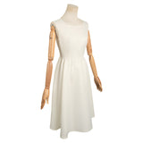 TV Fallout(2024) Lucy MacLean Robe Blanche Cosplay Costume