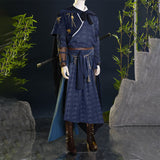 Where Winds Meet Jiang Yan Tenue Bleue Cosplay Costume