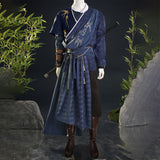 Where Winds Meet Jiang Yan Tenue Bleue Cosplay Costume