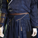 Where Winds Meet Jiang Yan Tenue Bleue Cosplay Costume