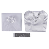 Wicked Glinda Robe Violette Argentée Cosplay Costume