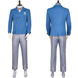 Wicked Homme Uniforme Scolaire Bleu Cosplay Costume
