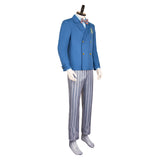Wicked Homme Uniforme Scolaire Bleu Cosplay Costume
