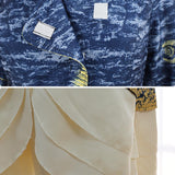 Wicked Madame Morrible Robe Bleue Cosplay Costume