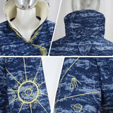 Wicked Madame Morrible Robe Bleue Cosplay Costume