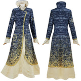 Wicked Madame Morrible Robe Bleue Cosplay Costume