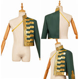 Wicked Princess Fiyero Cape Verte et Or Cosplay Costume