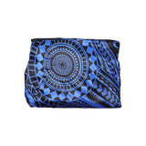 Wicked: For Good(2025) Elphaba Cape Noire à Imprimé Motif Bleu Cosplay Costume