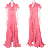 Wicked: For Good(2025) Glinda Pyjama Robe Rose Cosplay Costume