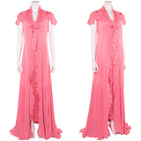 Wicked: For Good(2025) Glinda Pyjama Robe Rose Cosplay Costume