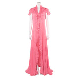 Wicked: For Good(2025) Glinda Pyjama Robe Rose Cosplay Costume