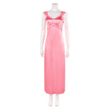 Wicked: For Good(2025) Glinda Pyjama Robe Rose Cosplay Costume