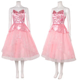 Wicked: For Good(2025) Glinda Robe à Bretelles Rose Cosplay Costume Ver.2