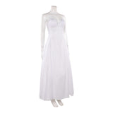 Wicked: For Good(2025) Glinda Robe Blanche sans Bretelles Cosplay Costume