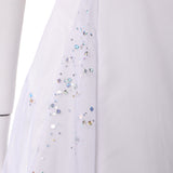 Wicked: For Good(2025) Glinda Robe Blanche sans Bretelles Cosplay Costume