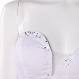 Wicked: For Good(2025) Glinda Robe Blanche sans Bretelles Cosplay Costume