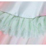 Wicked: For Good(2025) Glinda Robe de Célébration avec Volants Multiples Cosplay Costume