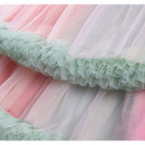 Wicked: For Good(2025) Glinda Robe de Célébration avec Volants Multiples Cosplay Costume