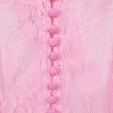 Wicked: For Good(2025) Glinda Robe en Tulle Rose Cosplay Costume