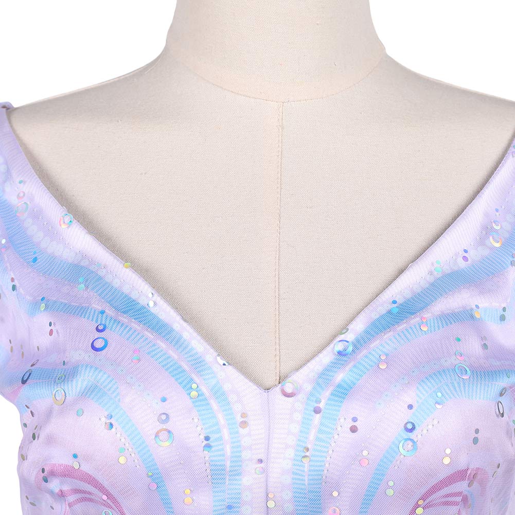 Wicked: For Good(2025) Glinda Robe Irisée Cosplay Costume – Cosplaycart.fr