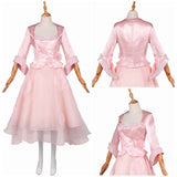 Wicked: For Good(2025) Glinda Robe Rose 2-pièces Cosplay Costume