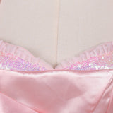 Wicked: For Good(2025) Glinda Robe Rose 2-pièces Cosplay Costume