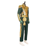 Wicked: For Good(2025) Prince Fiyero Tenue Verte et Or Cosplay Costume